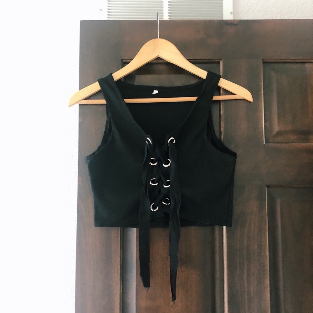 Never worn cropped tank top!